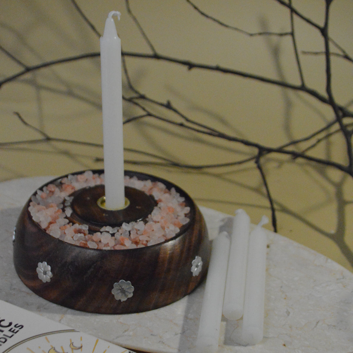12 Soya ritual candles WHITE 🤍
