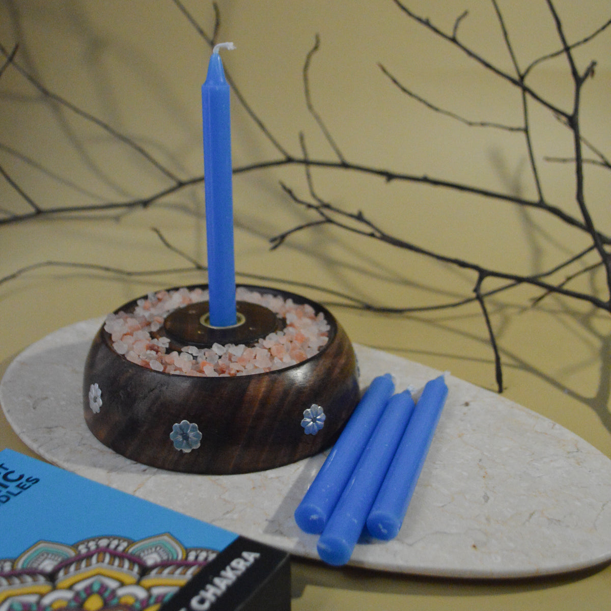 12 Soya ritual candles LIGHT BLUE 💙