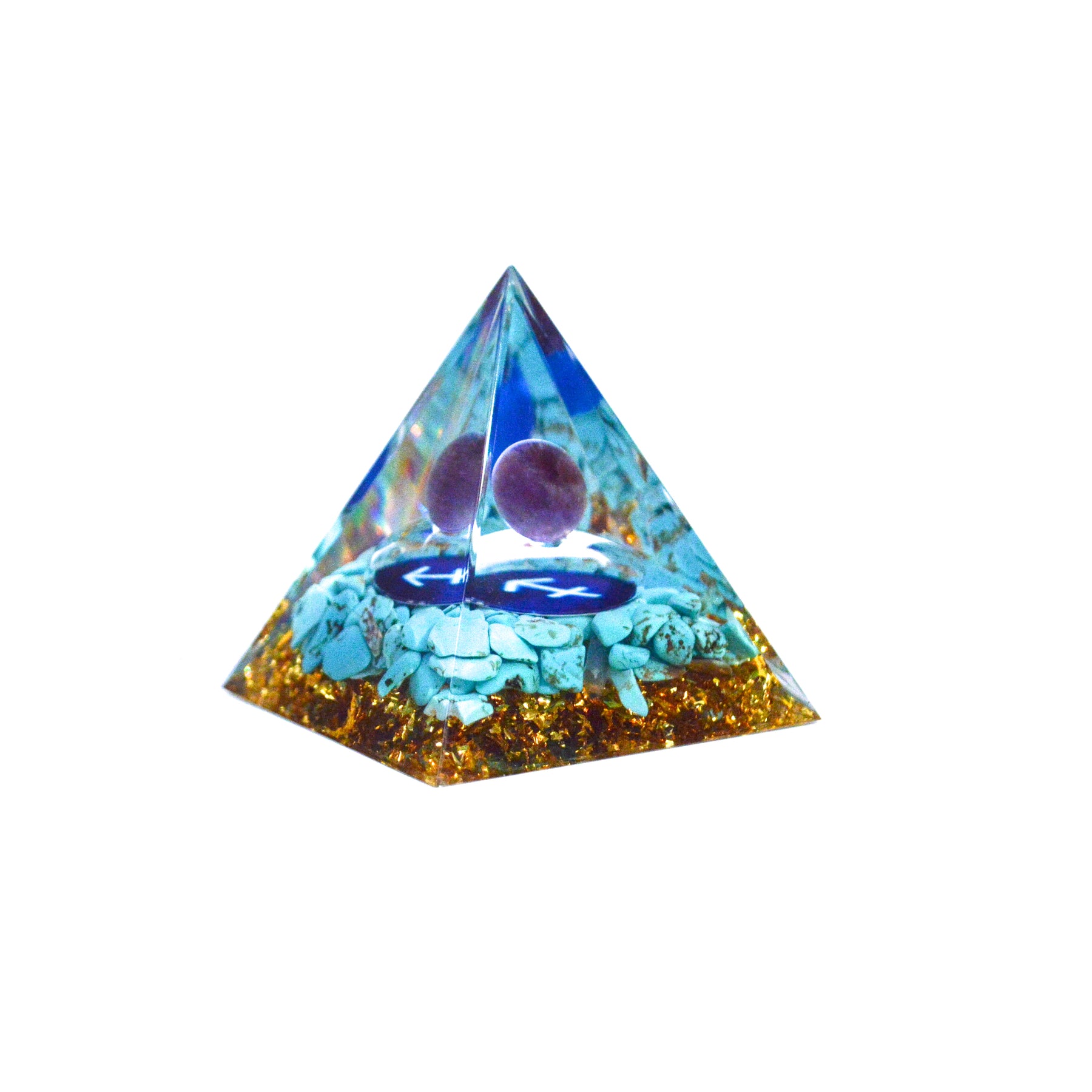 Orgonite - horoscope pyramid SAGITTARIUS