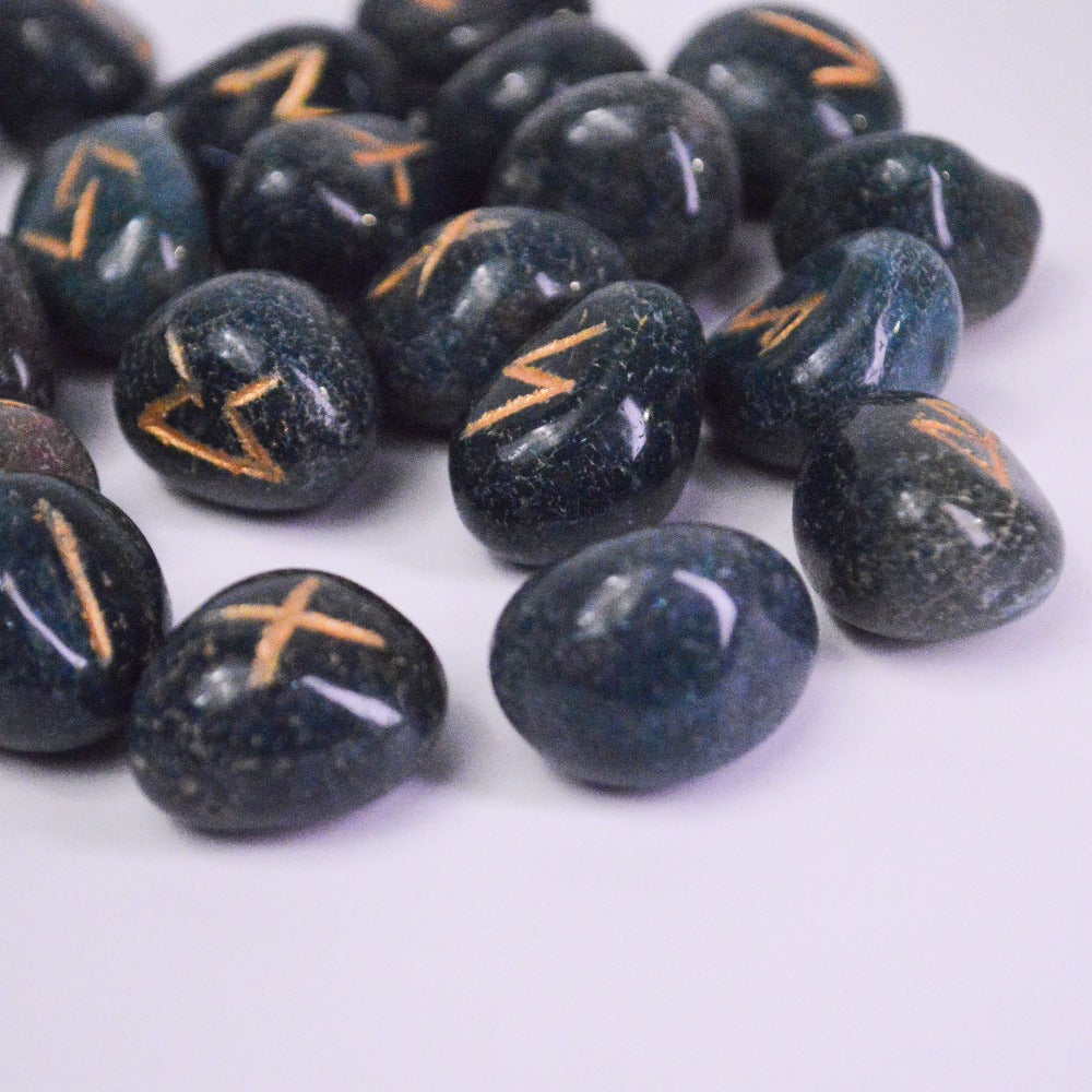 Runic stone set - "FOREST AGATES"