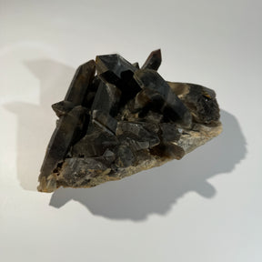 Cluster of smoky quartz druses | Raw 1234g