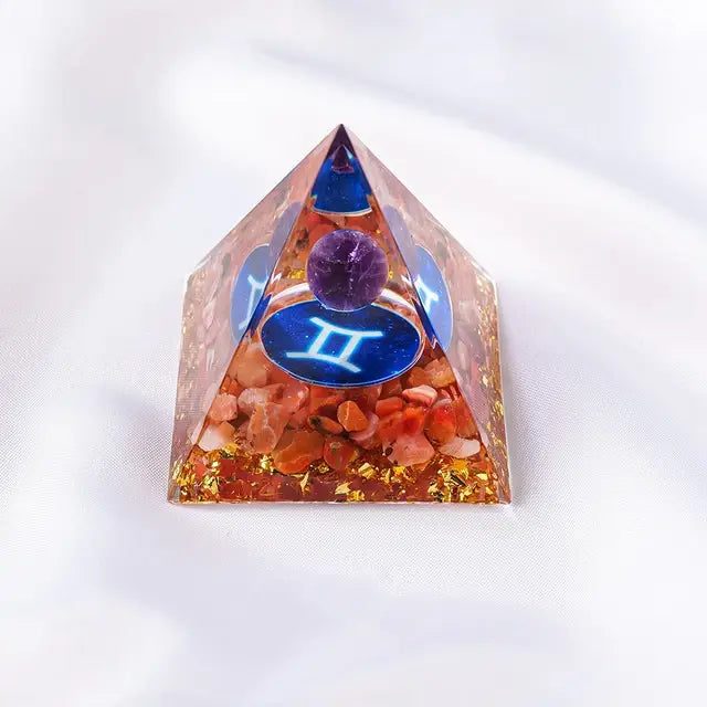 Orgonite - Gemini of the horoscope pyramid